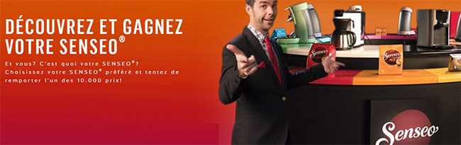 Choisissez & tentez de gagner votre Senseo