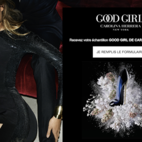 echantillons gratuits - parfum Good Girl Carolina Herrera