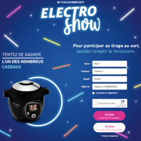 jeu Auchan Electro Show - auchan.fr