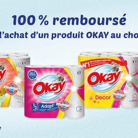 Soyez rembourse pour l'achat d'un produit Okay