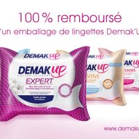remboursement paquet de lingettes demaquillantes Demak'Up