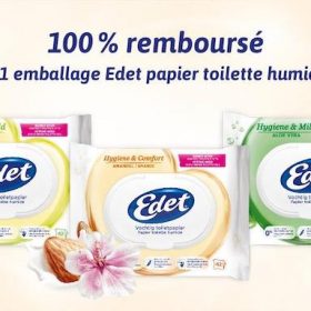Soyez rembourse pour l'achat du papier toilette EDET