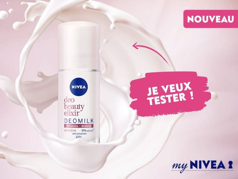 test du DEO ROLLON SENSITIVE NIVEA BEAUTY ELIXIR