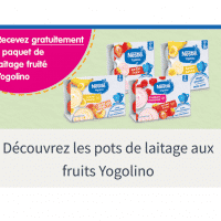 Nestlé Yogolino 100% remboursé